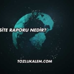Kapasite Raporu Nedir?