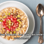 Aşure Dolapta Kaç Gün Saklanır