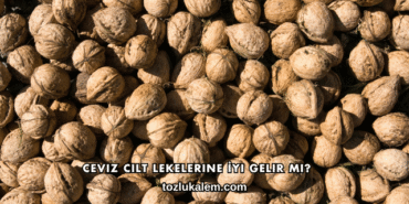 Ceviz Cilt Lekelerine İyi Gelir mi?