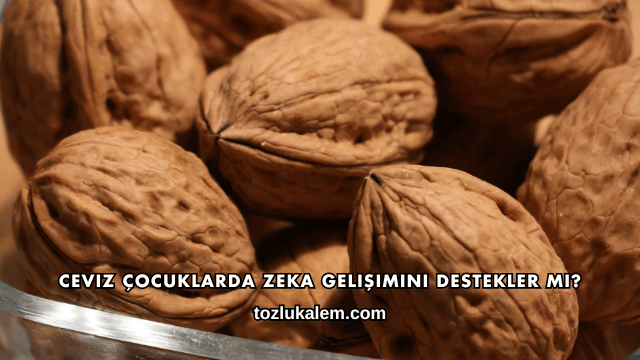 Ceviz Çocuklarda Zeka Gelişimini Destekler mi?