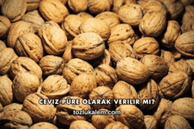 Ceviz Püre Olarak Verilir mi?