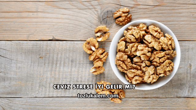 Ceviz Strese İyi Gelir mi?