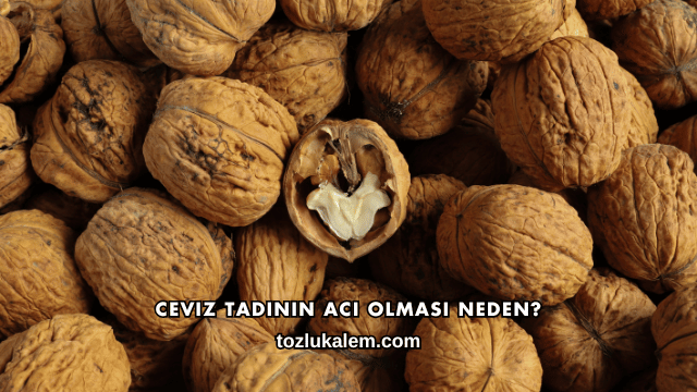 Ceviz Tadının Acı Olması Neden?