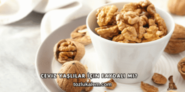 Ceviz Yaşlılar İçin Faydalı mı?