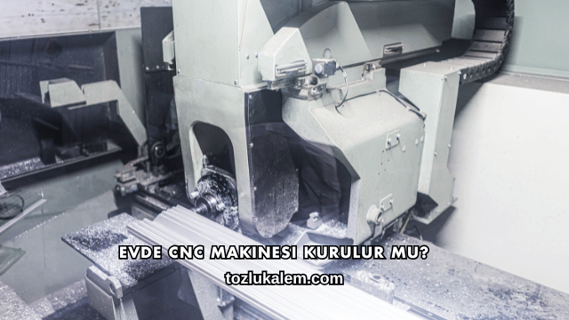 Evde CNC Makinesi Kurulur mu?