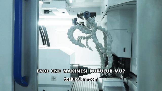 Evde CNC Makinesi Kurulur mu?