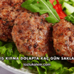 Pişmiş Kıyma Dolapta Kaç Gün Saklanır?