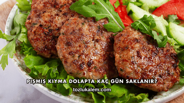 Pişmiş Kıyma Dolapta Kaç Gün Saklanır?