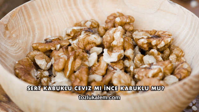 Sert Kabuklu Ceviz mi İnce Kabuklu mu?